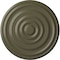 Ekena Millwork Carton Ceiling Medallion (For Canopies up to 3 3/4"), 17 3/4"OD x 1 3/8"P, Painted Turtle CM18CAPTF - alternate 1